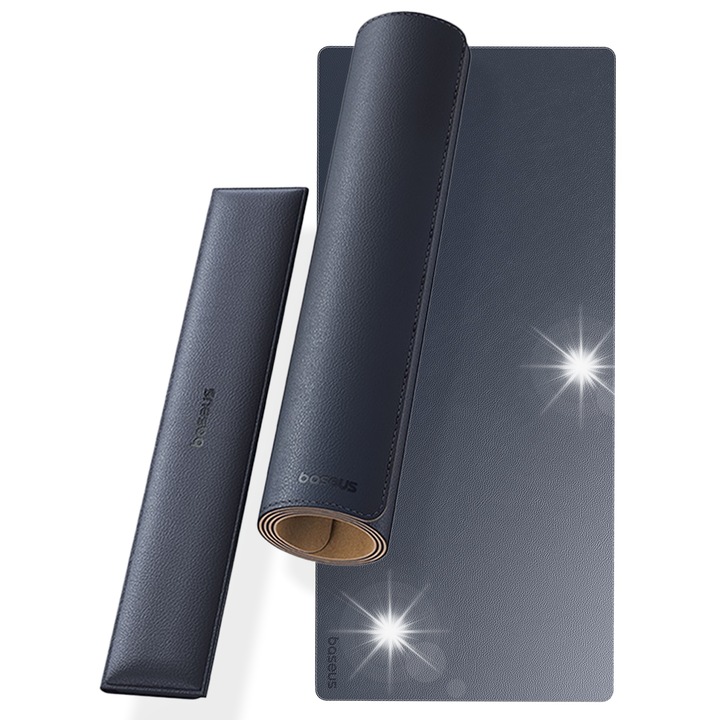 Mata de birou set Baseus MagPro Series II, suport pentru incheieturi, negru, 340x770mm