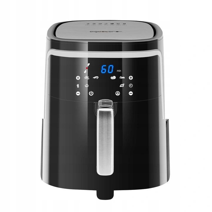 Фритюрник Aigostar, XXL 7L 1900W, 360 циркулация на въздуха, черен, размери 41x31x34.6см