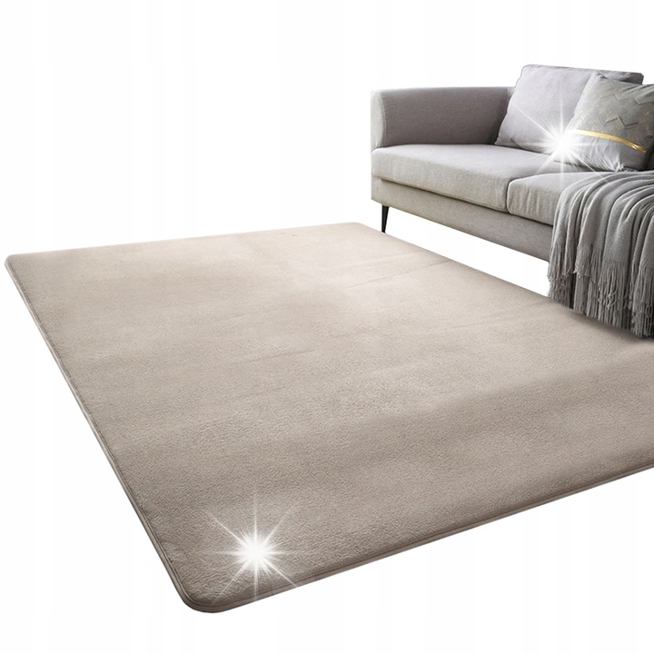 Комплект килими Polar Strado 120x170cm, PolarBeige (Бежов), антиалергичен, противоплъзгащ