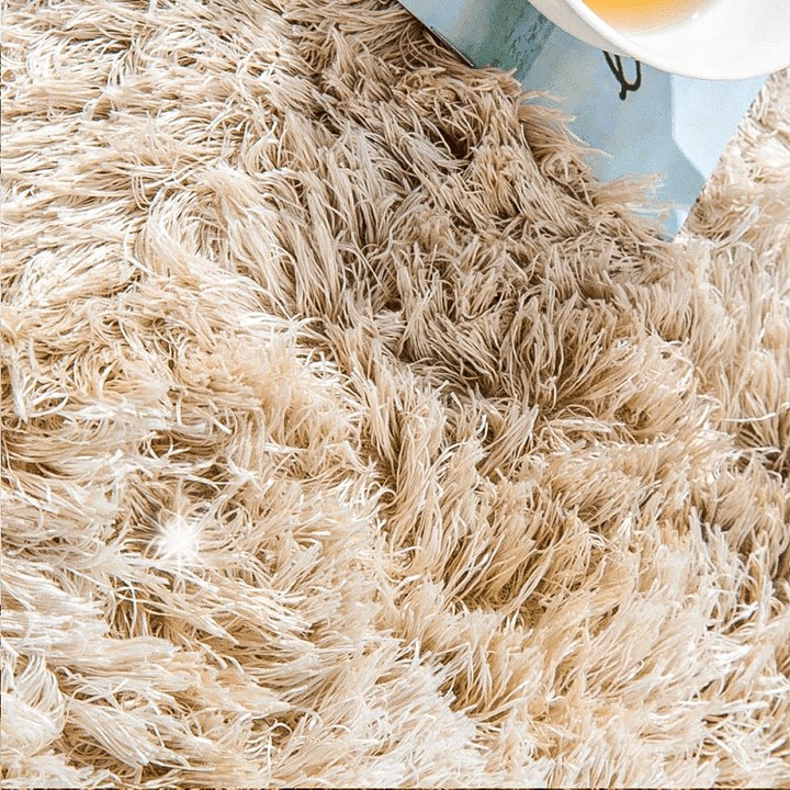 Килим Shaggy Ombre Camel 100x150 см, противоплъзгащ, мек, комплект