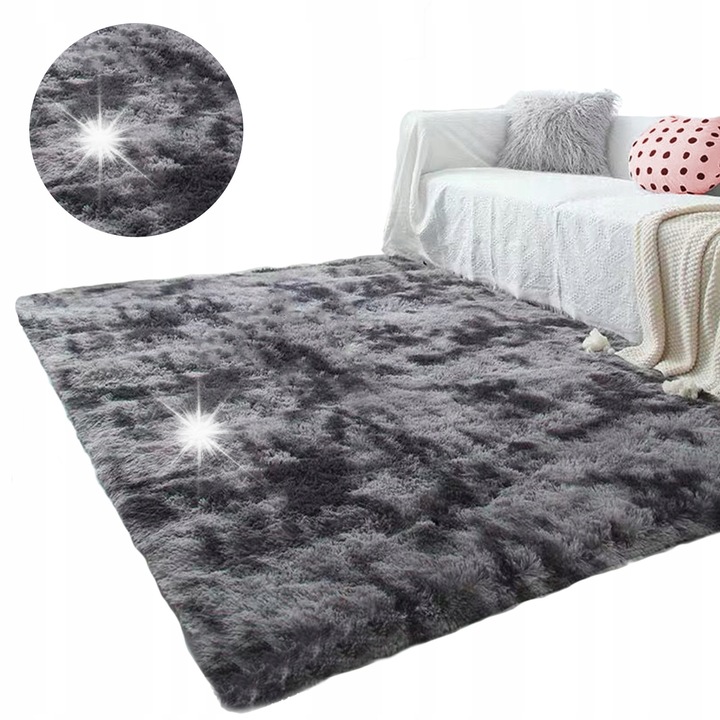 Килим Shaggy Ombre 300x400см, многоцветен, 3,5см дебелина, за интериор