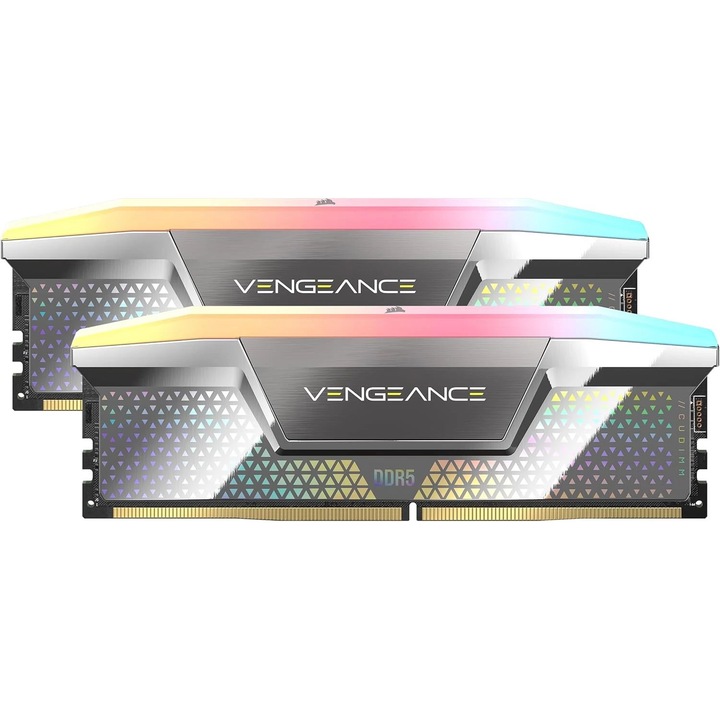 Kit memorie RAM Corsair 48GB DDR5 8400MHz (2x24GB) Vengeance RGB, negru