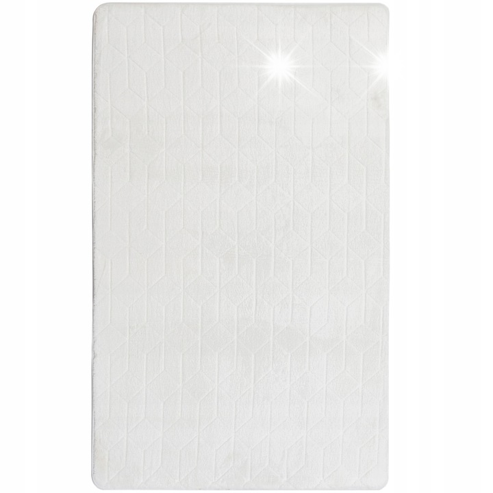 Килими Rabbit 3D, Strado, бели, 80x150cm, противоплъзгащи, меки