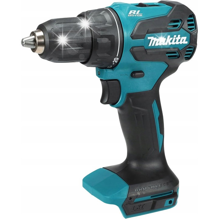 Акумулаторна бормашина Makita DDF490Z, 18V, 2 скорости, 27/50 Nm, 1,0 кг