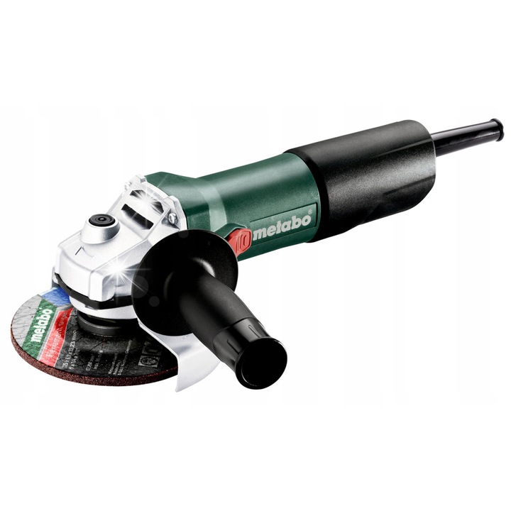 Ъглошлайф Metabo 850 W, 125 мм, променлива скорост, 1.9 кг, 2.5 м кабел