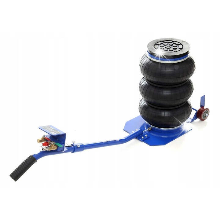 Cric pneumatic, Tagred, 3.5T, Negru/Albastru