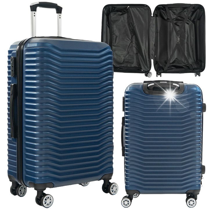 Artnico utazótáska 63 l, 64x43x25 cm, 4 kerék, ABS