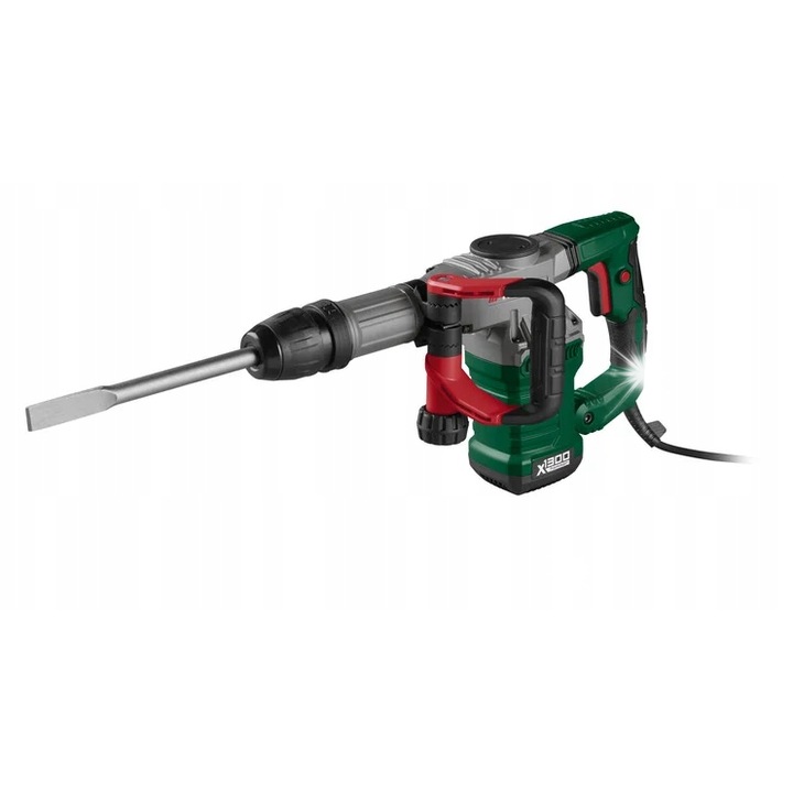 Ударен чук Parkside PAH 1300 C3, 1300 W, 15 J, SDS-Max, 472x255x126 мм, комплект с шила и плоско длето, куфар за съхранение