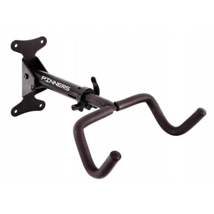 Стойка за съхранение на велосипед PINNERS, за стенен монтаж, регулируема, издръжлива, 30кг, с монтажни аксесоари