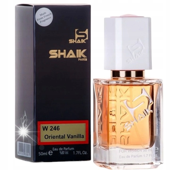 Parfüm nőknek, Shaik 246, orientális, vanília, 50ml