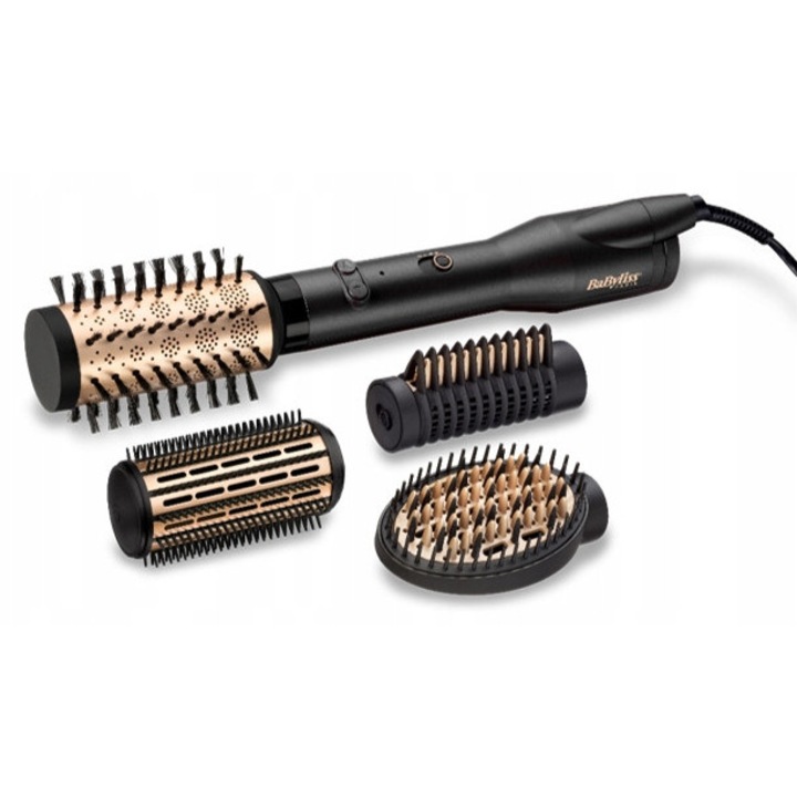 Сешоар BaByliss AS970E, 650W, въртяща се четка 50мм, твърда четка 38мм, 2 температурни настройки, йонизация