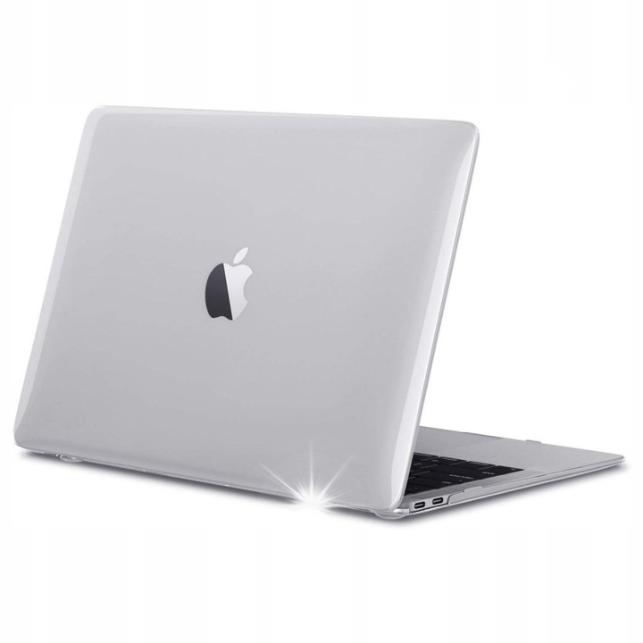 Etui Tech-Protect SmartShell pentru MacBook Air 13'' 2018-2020, transparent, set 1x etui