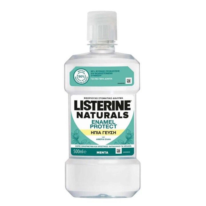 Apa de gura Listerine Naturals Enamel Protect 500 ml