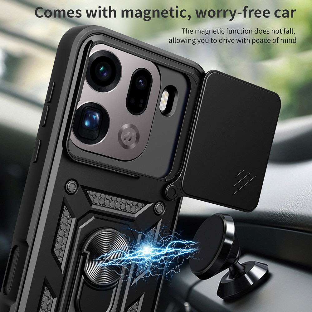 Husa pentru Oppo Find X9 Pro - Techsuit CamShield Series - Black