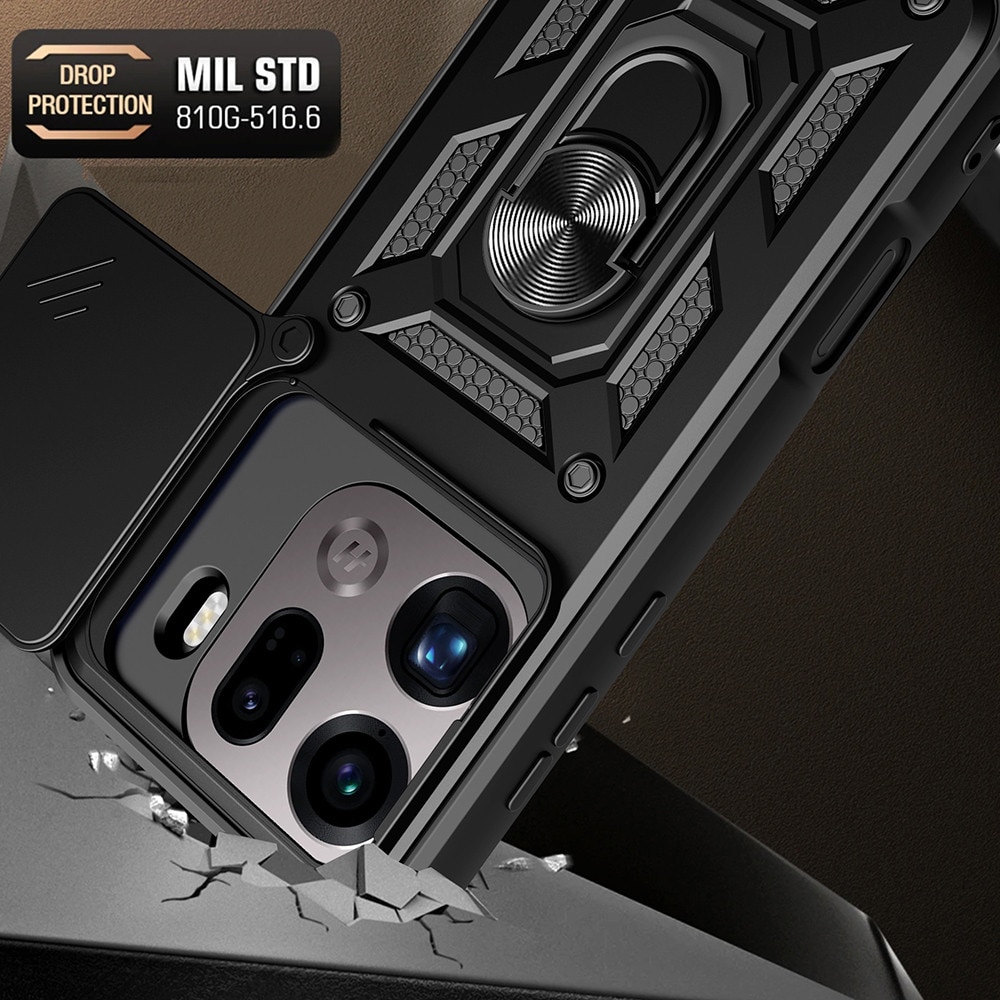 Husa pentru Oppo Find X9 Pro - Techsuit CamShield Series - Black
