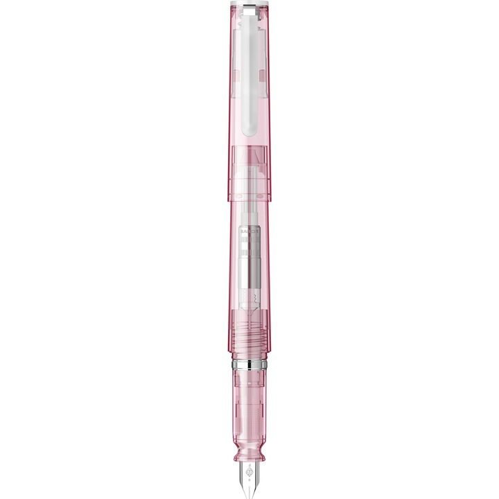 Stilou Sailor Tuzu, transparent, penita 0.3 F, set cu 2 cartuse