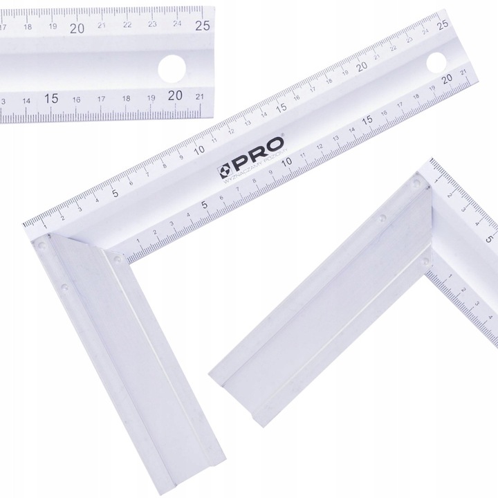 Coltar profesional din aluminiu PRO 250mm, unghiuri 90x45, constructie robusta