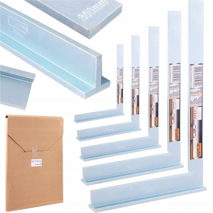 Set 5 Bucăți Echer Metalic RICHMANN, Otel Galvanizat, 150x500mm