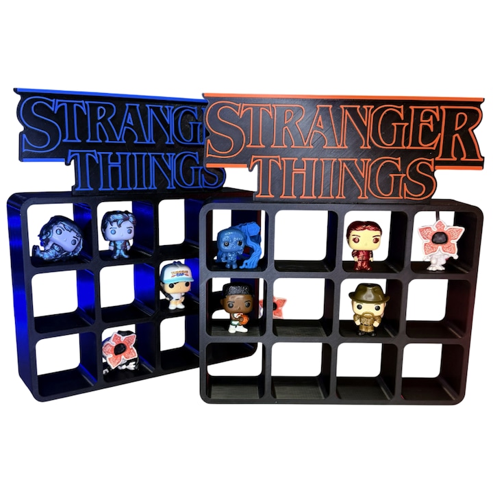 Подложка за фигурки Stranger Things, многоцветна, 3D, за Kinder Joy