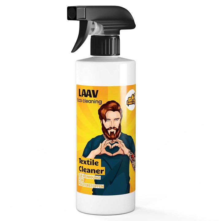 Solutie de curatare tapiterie, LAAV, 500ml, uz casnic