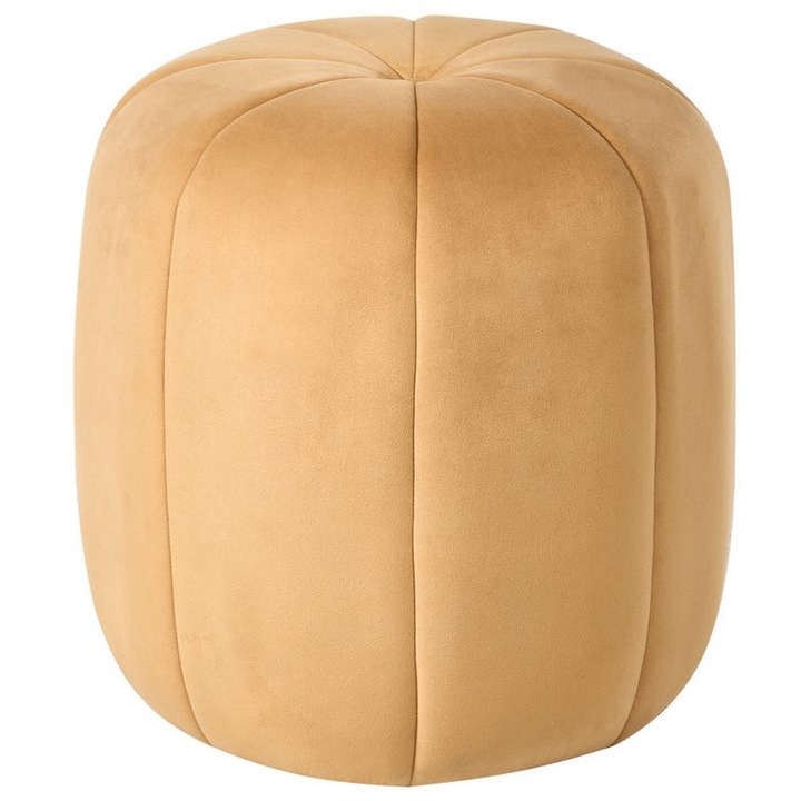 Puff Selby Bársony Mustársárga