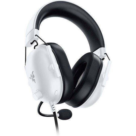 Casti cu fir Razer Blackshark V2 X, over ear, sunet surround 7.1, alb ...