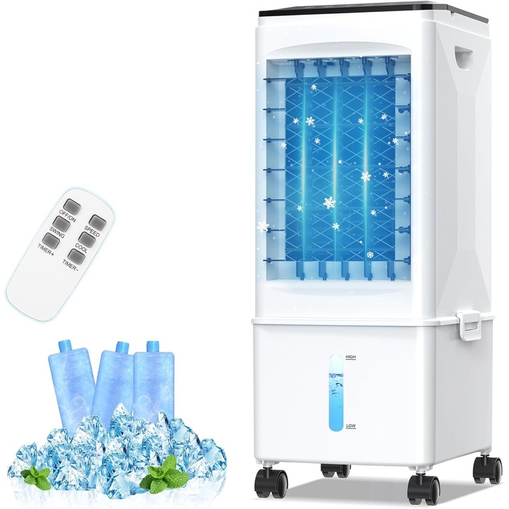 Преносим климатик 4в1 Eysddifr BW-102YF, 9,5L, охлаждане, овлажняване, 60W, с дистанционно