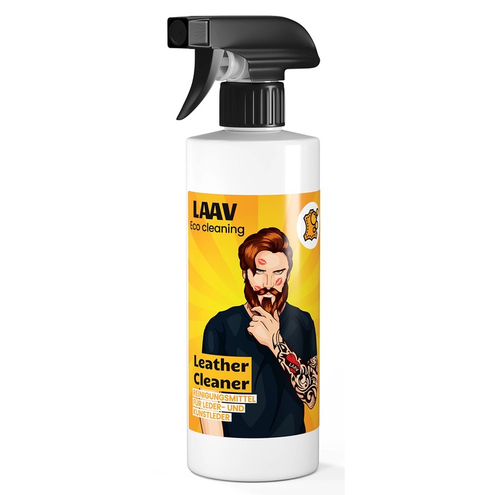 Soluție de curățare pentru piele Laav, 500 ml, tapiterie auto