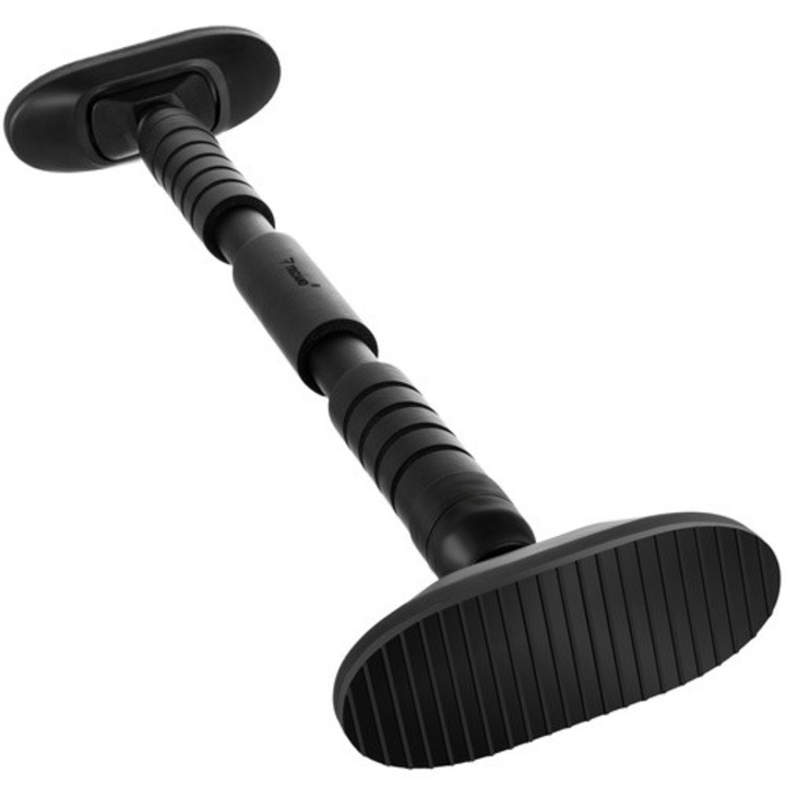 Bara de tractiune reglabila pentru usa Trizand, lungime 60–100 cm, otel cromat, negru