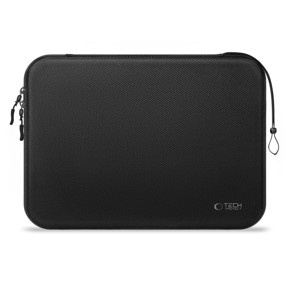 Husa Tech-Protect Hardpouch compatibila cu laptop 16 inch, Negru