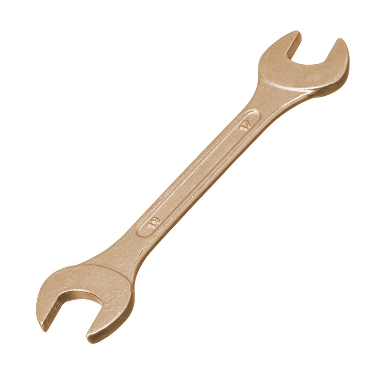 Ключ Sparta, гаечен, 17 х 19 мм, жълт цинк