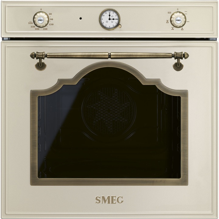 Фурна за вграждане Smeg SF67C1PO, 70 л, 6 функции, Клас А, Крем