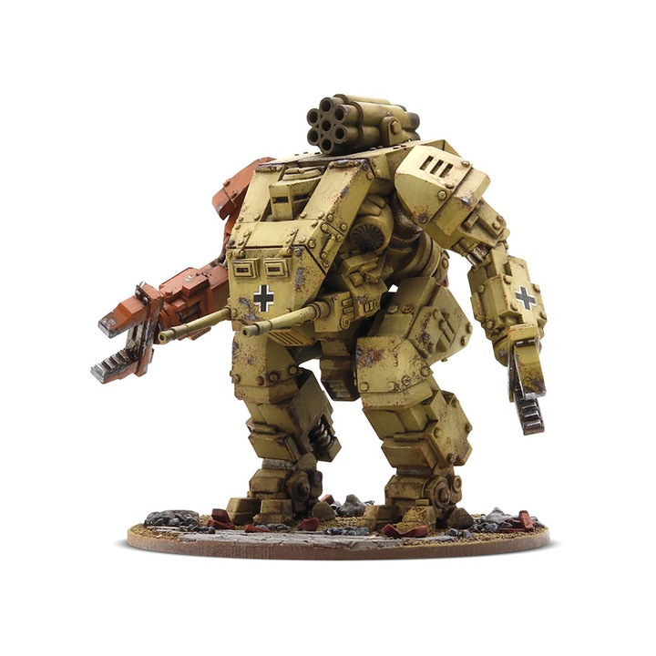 Konflikt '47 játékbővítmény, Axis Heuschrecke Locust közepes Panzermech, Warlord Games. Angol nyelvű, összeállítható modell