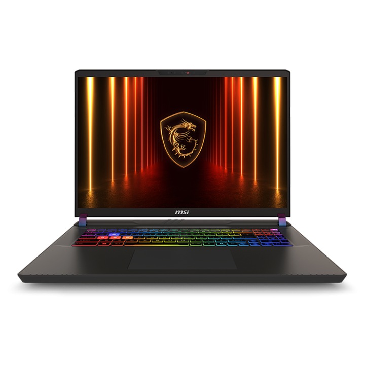 Лаптоп MSI Vector 17 HX AI A2XWJG, 9S7-17S372-029.64GB.2TBSSD, 17", Intel Core Ultra 9 275HX (24-ядрен), NVIDIA GeForce RTX 5090 (24 GB GDDR7), 64 GB 4800 MHz DDR5, Тъмносив