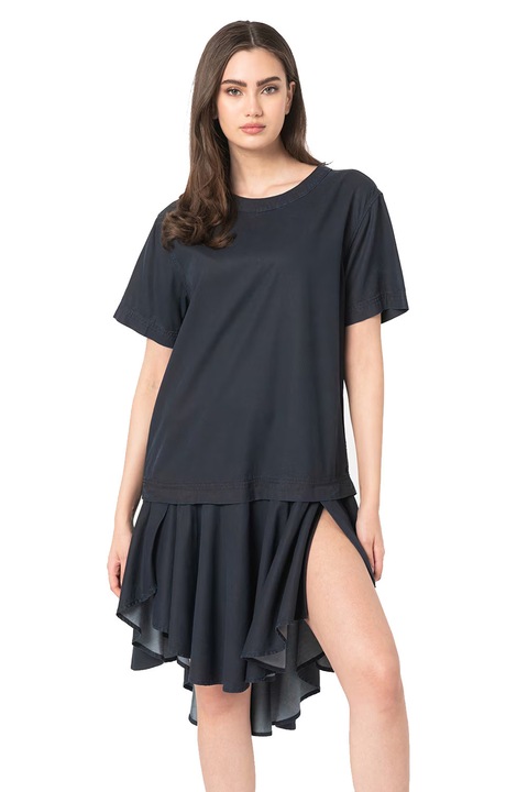 Rochie scurtă Diesel Jollie 2221024 16121-34, design 2 în 1, bumbac, S, bleumarin