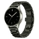 Fém szíj Samsung Galaxy Watch 4 / 5 / 6 / 7 / FE, Huawei Watch GT2 / GT3 42mm, Polar Ignite / 2 / 3 / Unite, Amazfit Bip GTR 42mm, GTS 2 / 3 / 4 / Mini, Garmin Forerunner 165 / 245 / 55 / 645, Venu / SQ, Vivoactive 3 / 5 / Music, 20mm, Fekete