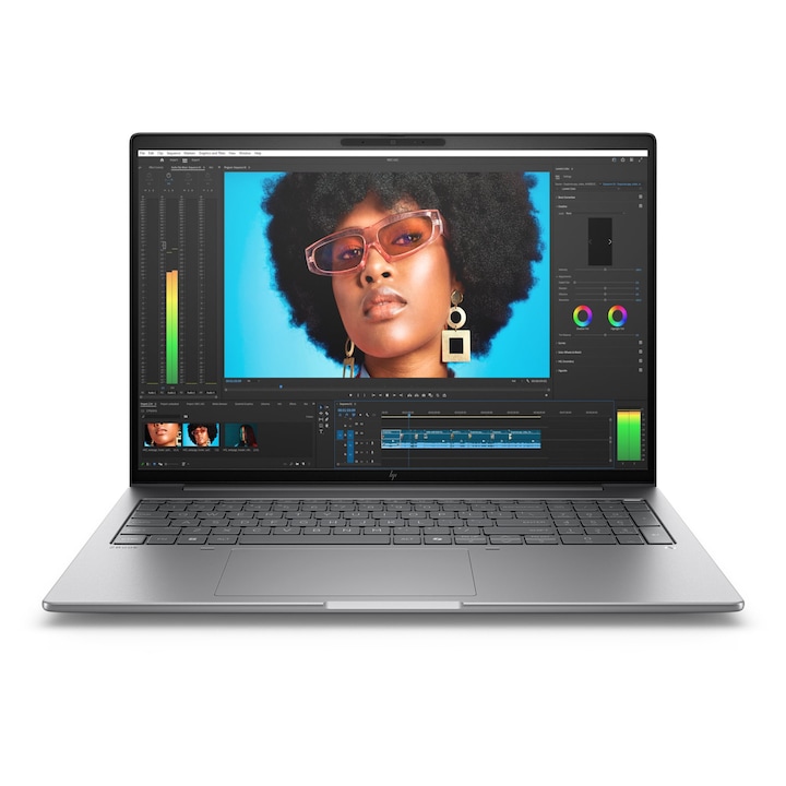 Laptop HP ZBook 8 G1i 16, B72SCET, 16", Intel Core Ultra 9 285H (16-core), NVIDIA RTX 500 Ada (4GB GDDR6), 8GB 5600MHz (1x8GB) DDR5, Argintiu