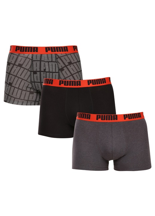 Set 3 boxeri barbati Puma multicolori, bumbac, L INTL