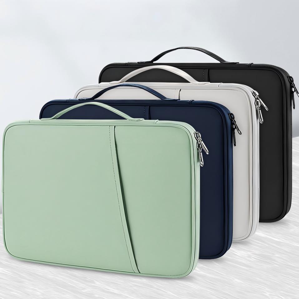 Husa tableta 13 inch, Omelivon, impermeabila, rezistenta la uzura, verde, compacta si portabila