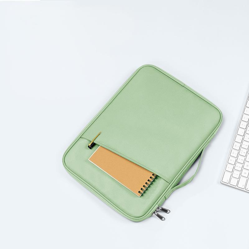Husa tableta 13 inch, Omelivon, impermeabila, rezistenta la uzura, verde, compacta si portabila