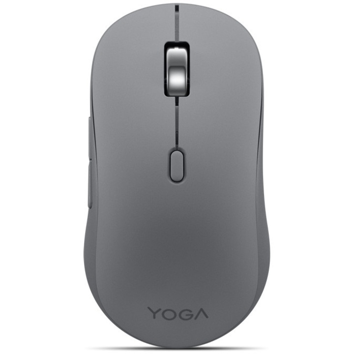 Mouse Wireless Lenovo Yoga Silent, Bluetooth® 5.3, DPI pana la 4000, Smart Find Visibility, Luna Grey