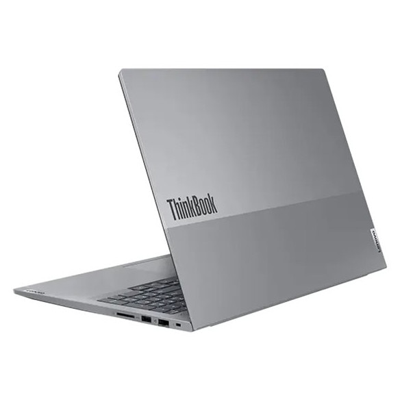 Laptop Lenovo ThinkBook 16 G7, 16" WUXGA, AMD Ryzen™ 5 7535HS pana la 4.55 GHz, 16 GB RAM DDR5 4800, 512 GB SSD, AMD Radeon 660M, Free Dos, Arctic Grey 512 GB