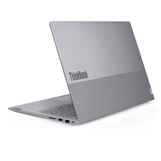 Laptop ThinkBook 16 G8, 16" WUXGA, Intel® Core™ Ultra 7 255H pana la 5.1 GHz, 16 GB RAM DDR5, 512 GB SSD, Intel Arc Graphics, Free Dos, Grey 512 GB