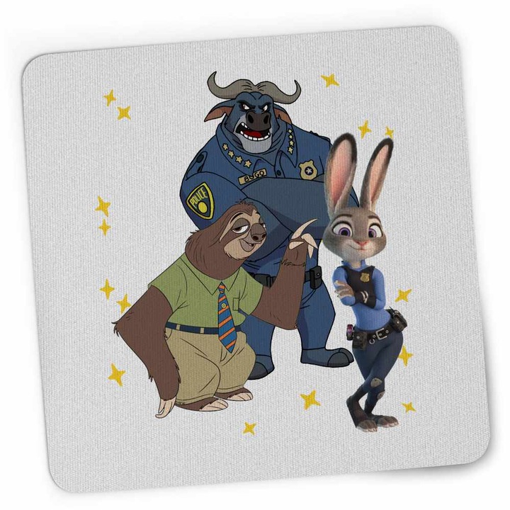 Mousepad Zootopia Iepure Politist Judy CoolTrend, 21x19cm