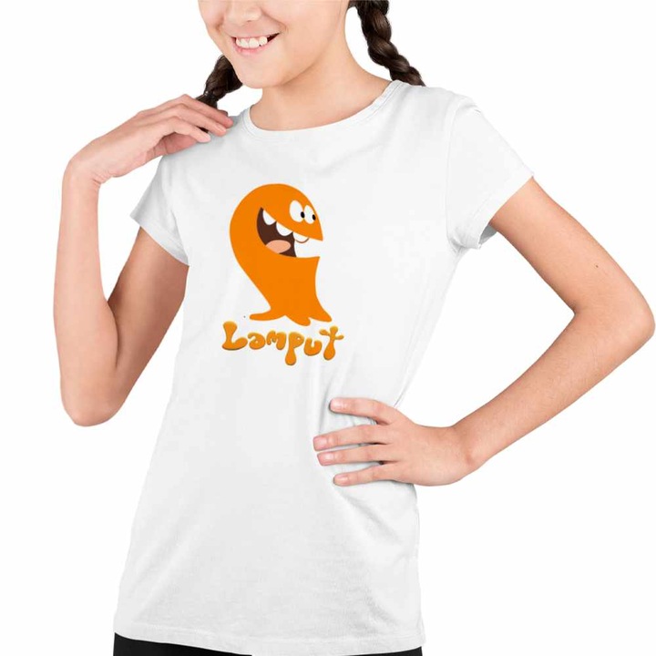 Tricou Copii Fete Lamput Vesel, Fehér