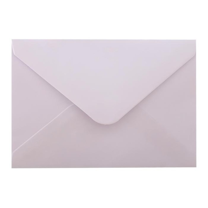 Set plicuri decorative, Omelivon, C6, 135x185mm, 50 buc, alb, 80g/m²