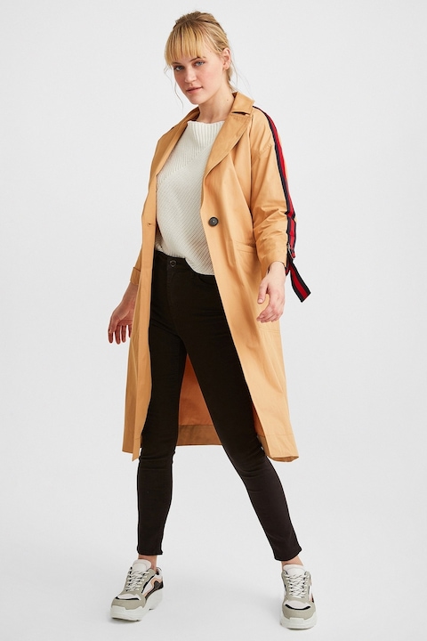 OXXO, Palton cu nasturi, Galben