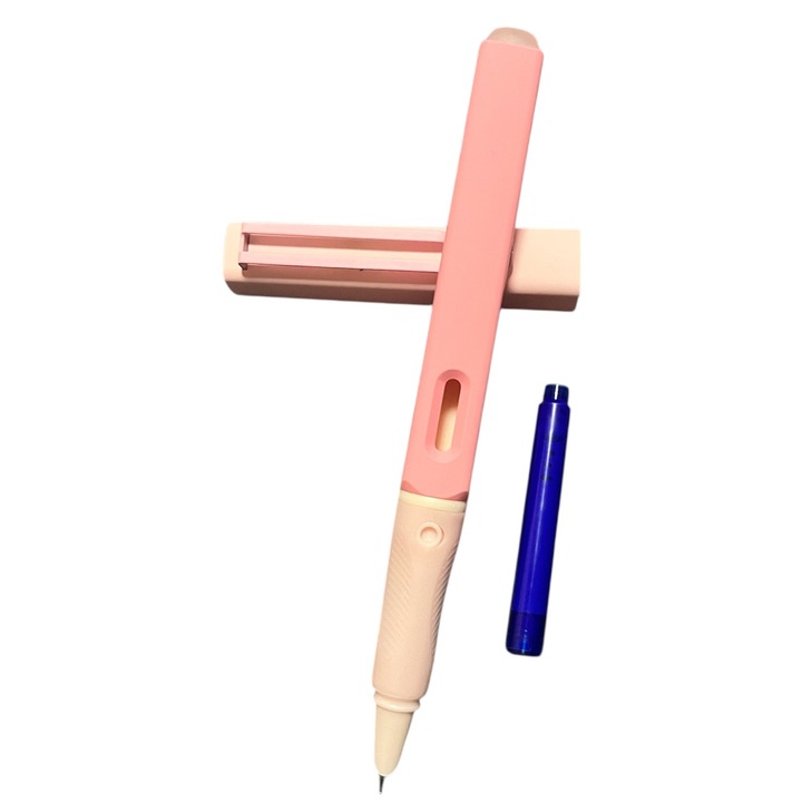 Stilou Yiren cu radiera si rezerva termica Patratel Roz