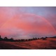 Curcubeu in apus de soare - Tablou Canvas - 85x110 cm