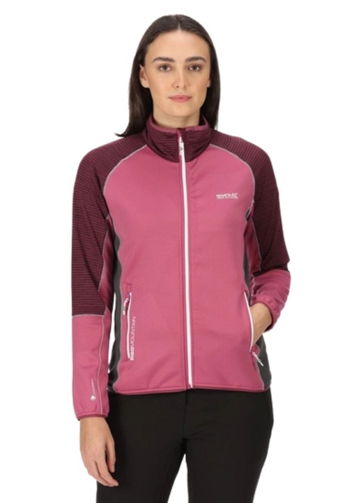 Női kapucnis felső Regatta Yare II, légáteresztő, Rózsaszín, L